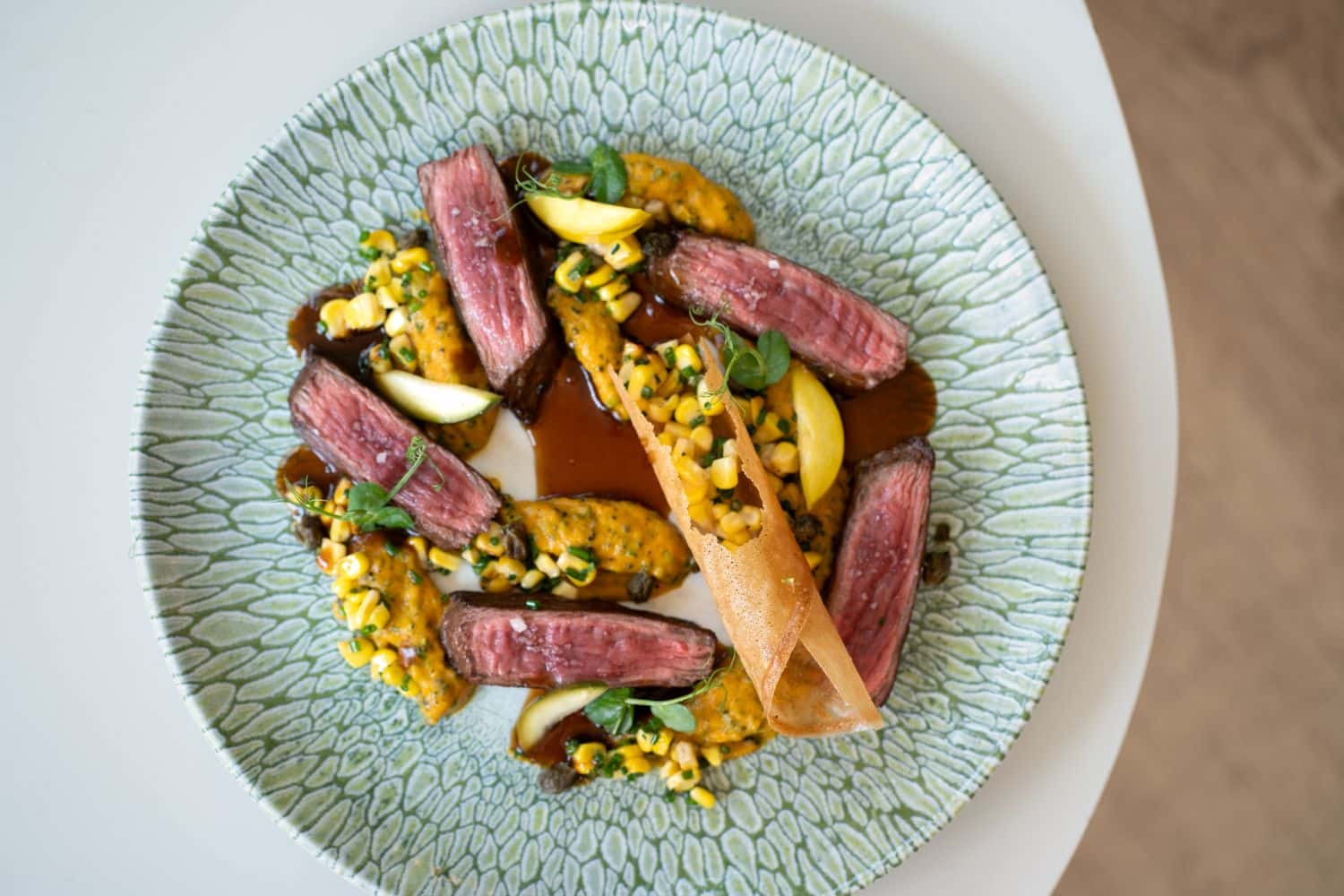 Plat du menu dégustation