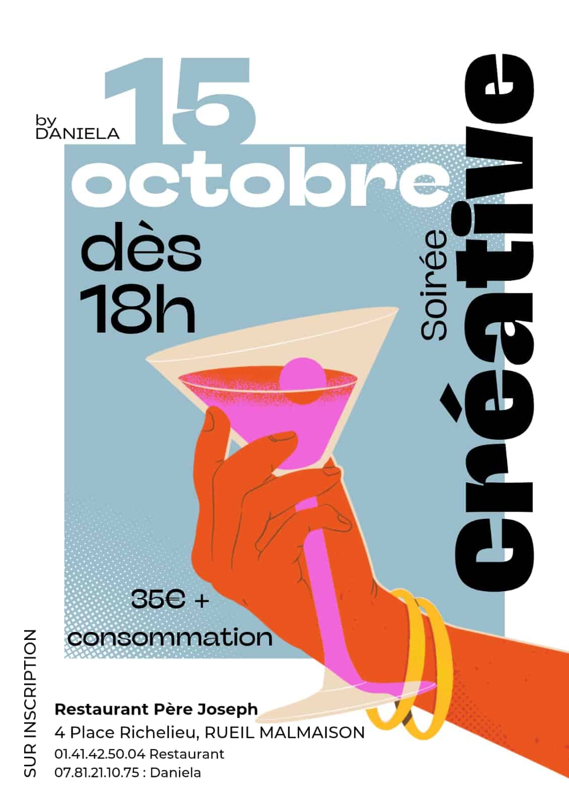 Soirée créative - octobre 2025 Rueil-Malmaison
